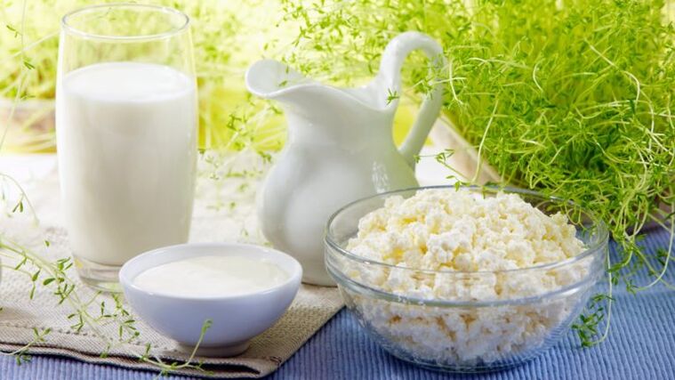 ľahké mliečne výrobky